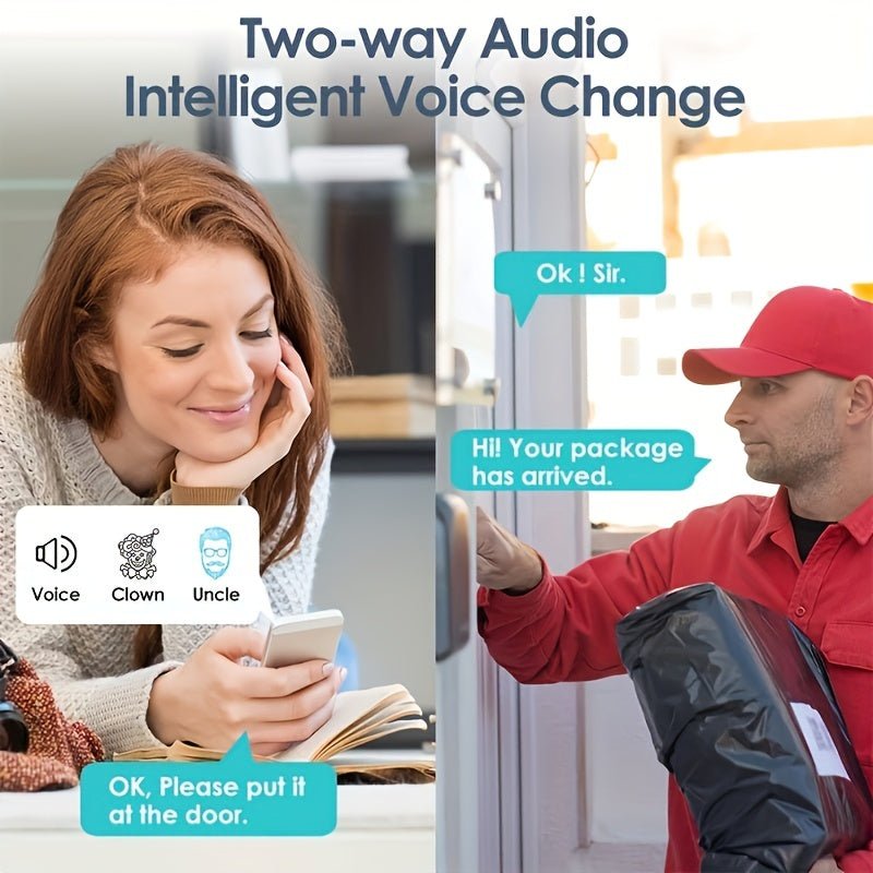 Videoportero Inalámbrico HD con Intercomunicador Inteligente