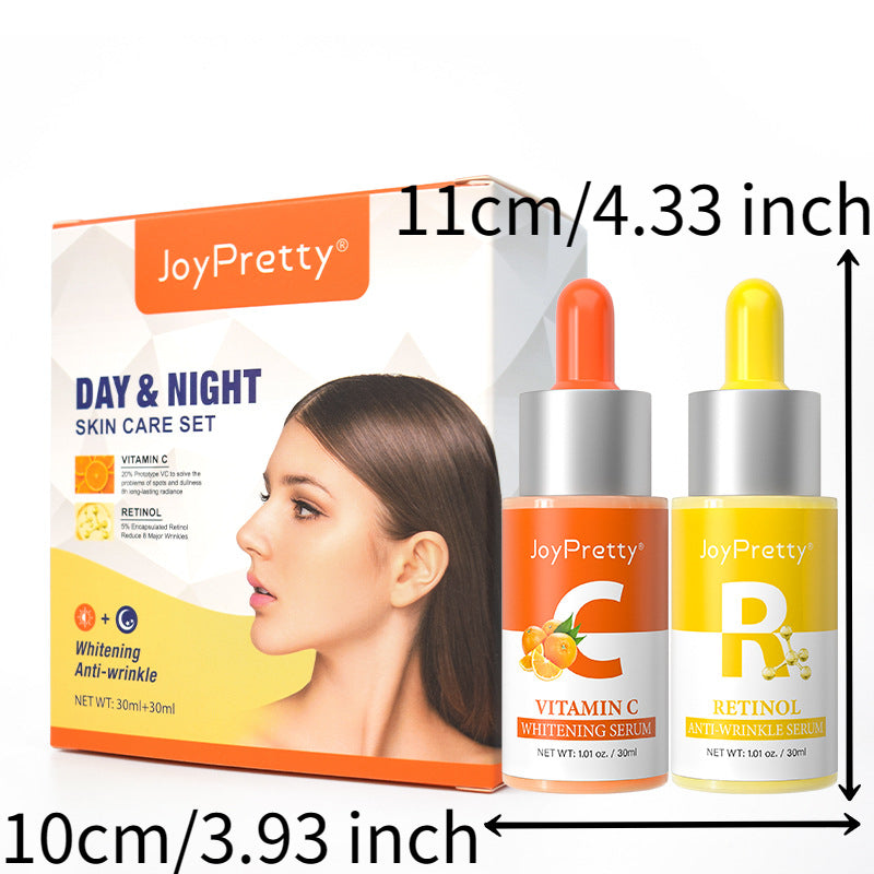 Set de Cuidado Facial: Serum de Vitamina C y Esencia de Retinol
