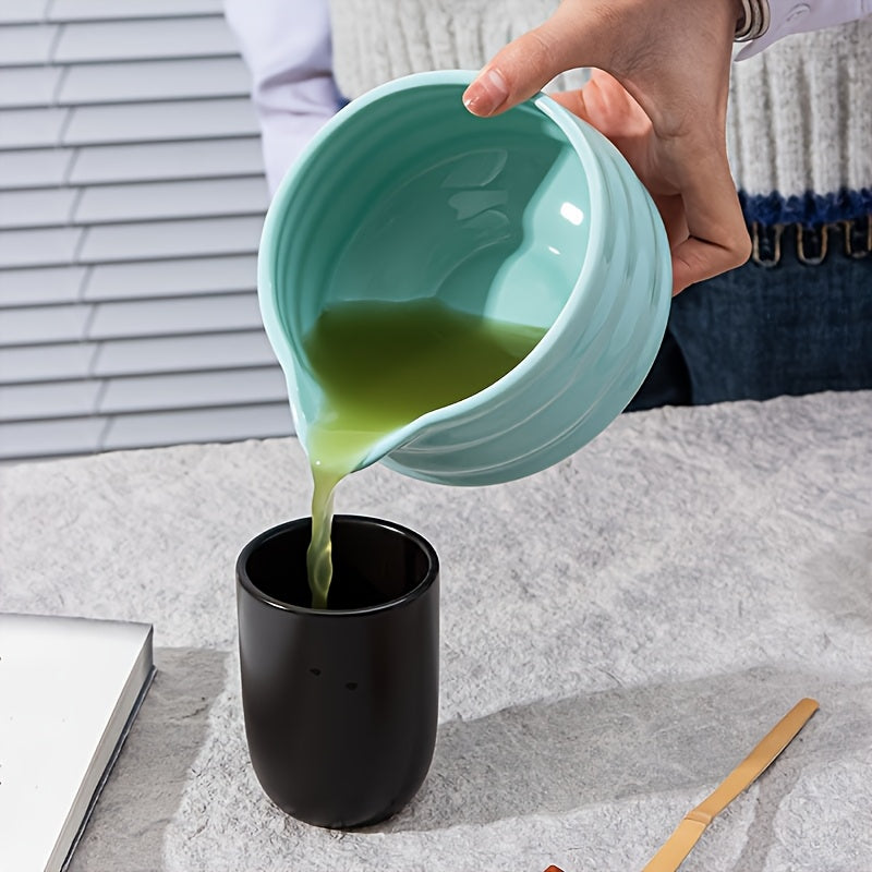 Set de Cerámica para Matcha, Tazón y Batidor