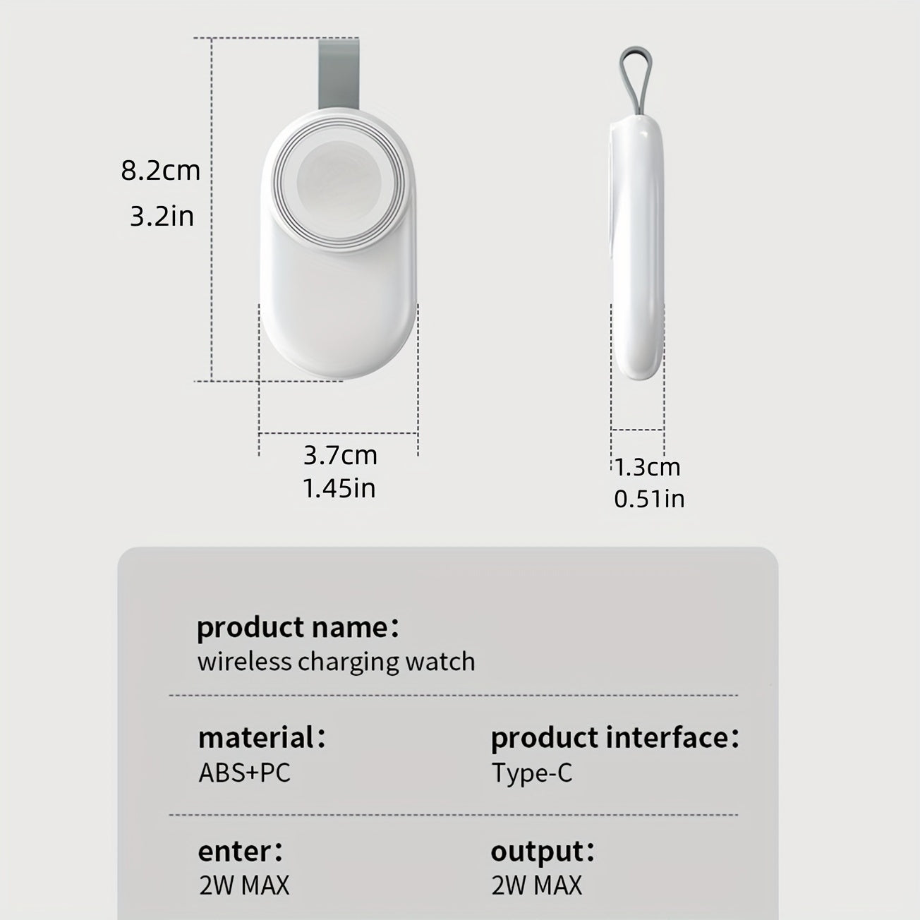 Cargador Inalámbrico Portátil para IWatch