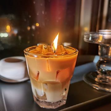 Coffee Scented Candle 200g with Intense Aroma for Indoor Use 