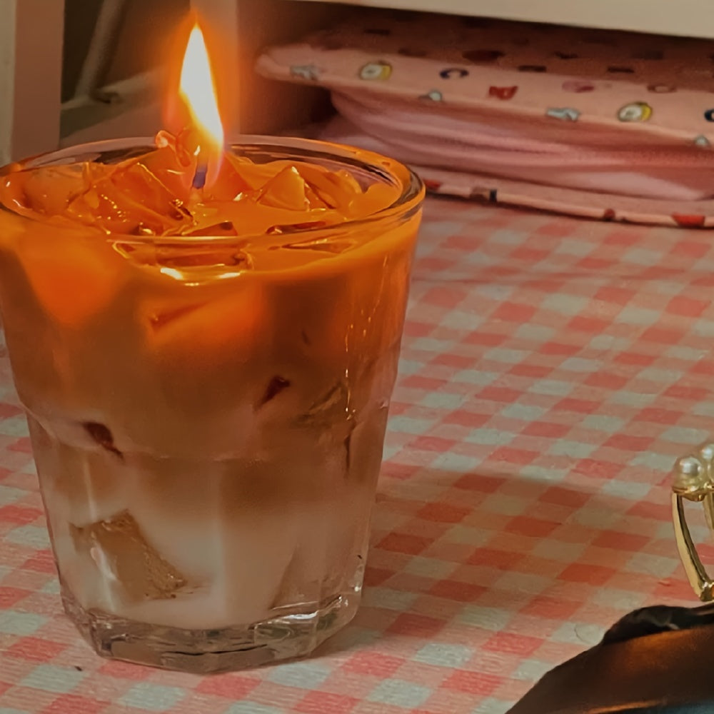 Coffee Scented Candle 200g with Intense Aroma for Indoor Use 