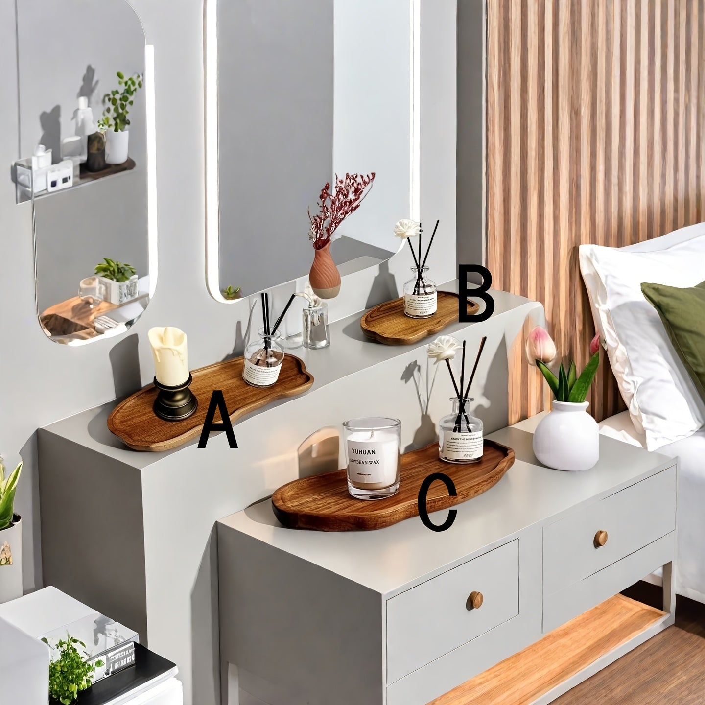 Bandejas de Madera para Baño: Almacenaje Elegante y Funcional