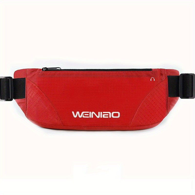 Adjustable Waist Bag with Zipper Closure - For Everyday and Sports Use 