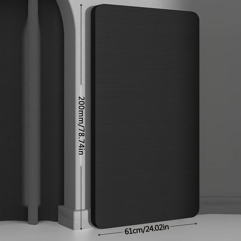 Esterilla de Yoga 2m Negra - Antideslizante y Acolchada