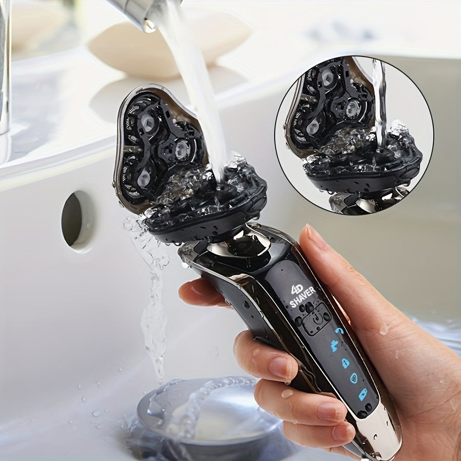 5-in-1 Rechargeable Electric Shaver with Accessories 