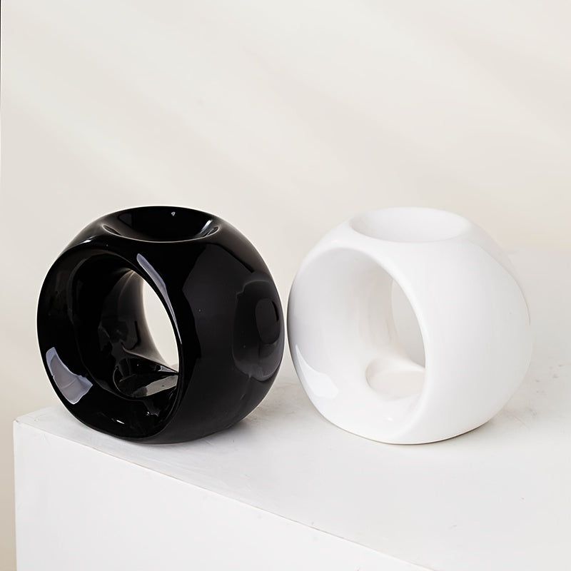 Oval Ceramic Oil Burner for Aromatherapy 