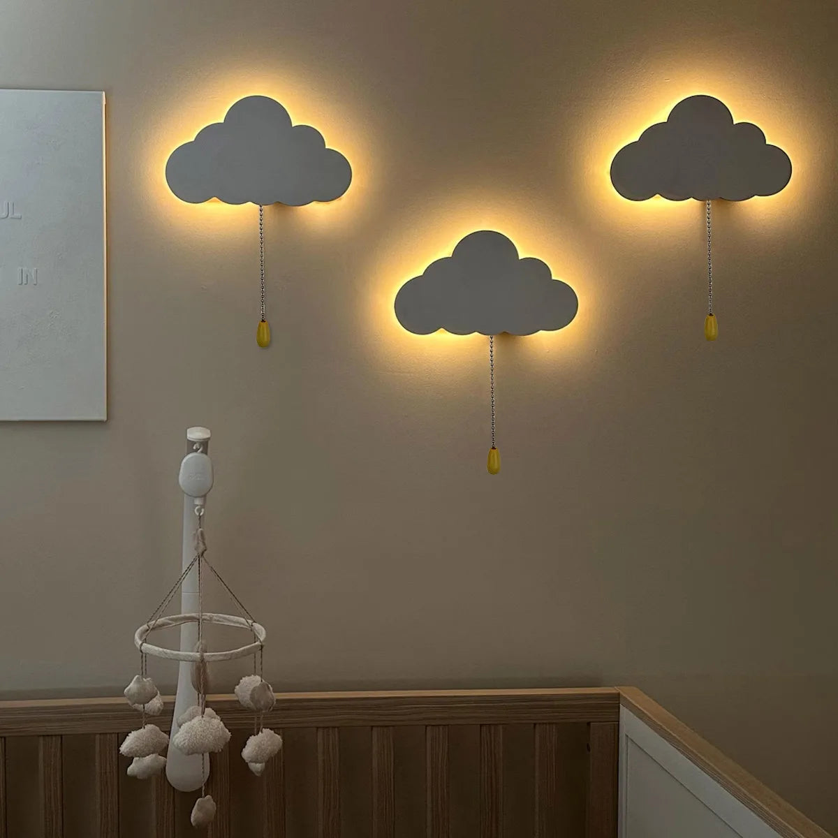Luz de Nube Flotante para Dormitorios Infantiles