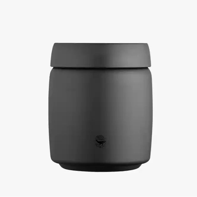 Vacuum-sealed stainless steel coffee container 