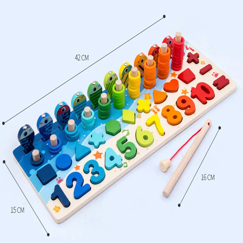 Montessori Wooden 3D Educational Toys for Children 