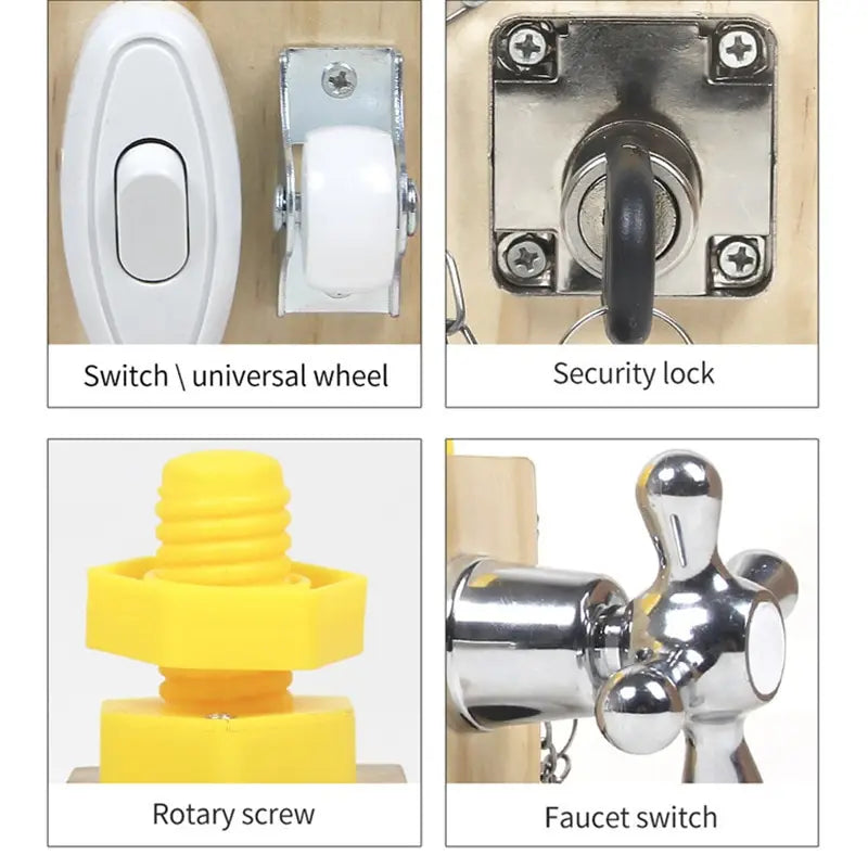 Cubo de Juguete Montessori para Niños - Aprendizaje Sensorial