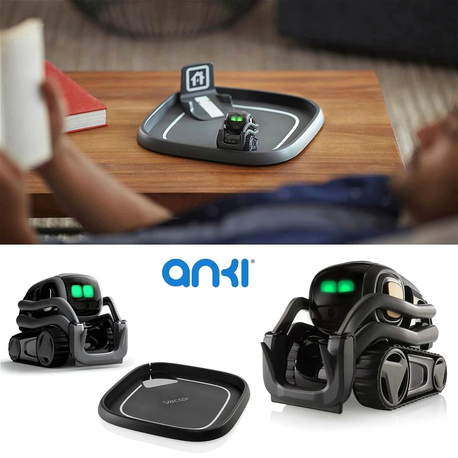 Robot interactivo Vector 2.0 con control de voz y cámara HD