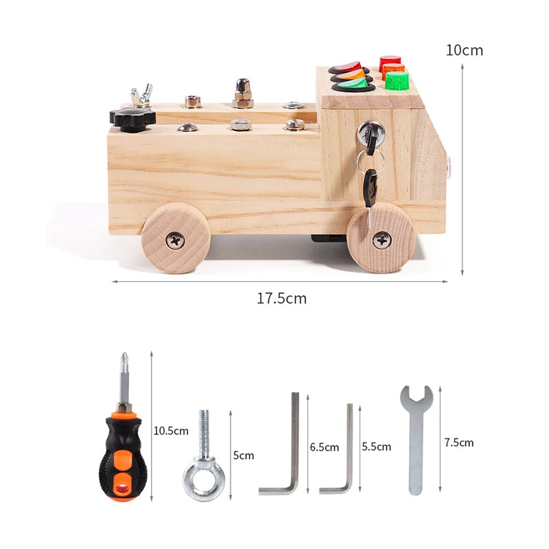 Montessori Wooden LED Switch for Children 