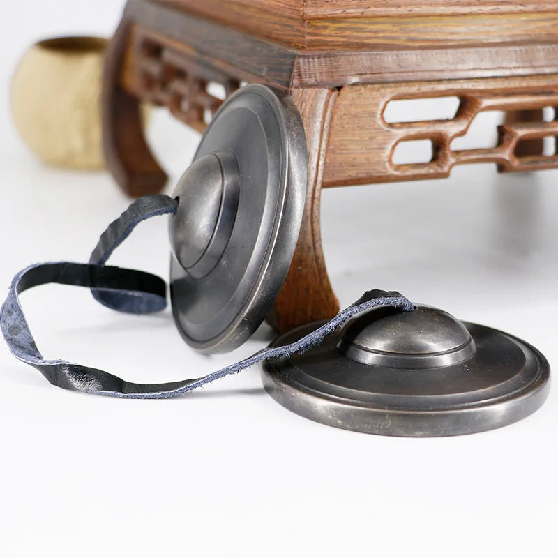 Tibetan Brass Tingsha Cymbals for Meditation and Healing 