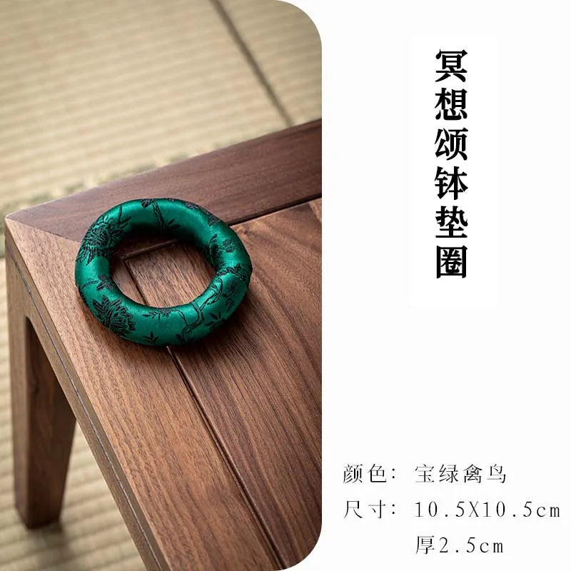 Tibetan Nepalese Singing Bowl Mat for Meditation and Yoga 