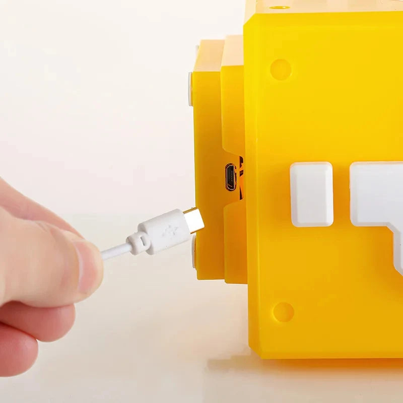 Luz nocturna LED recargable con música para dormitorio infantil