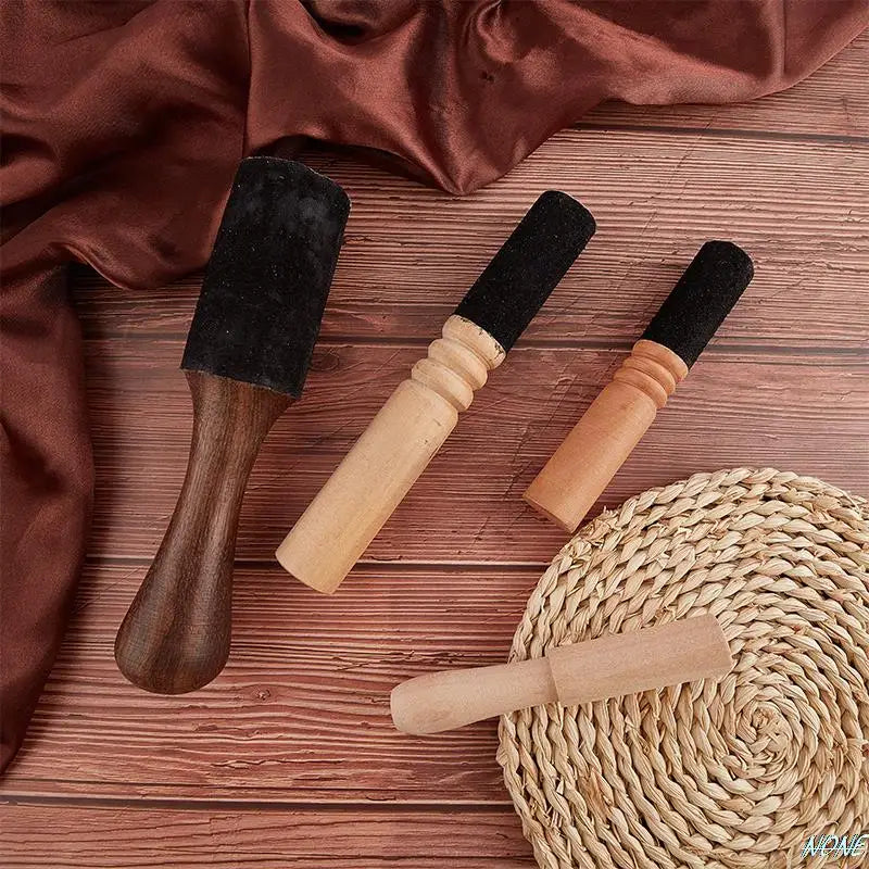 Cuenco Tibetano de Meditación con Mazo de Cuero