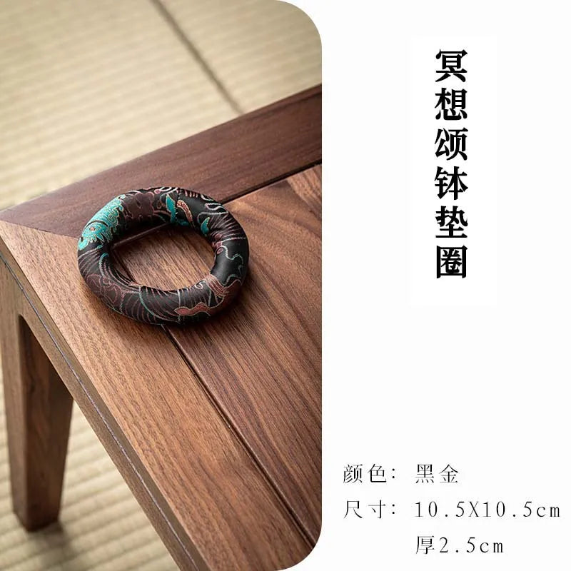 Tibetan Nepalese Singing Bowl Mat for Meditation and Yoga 