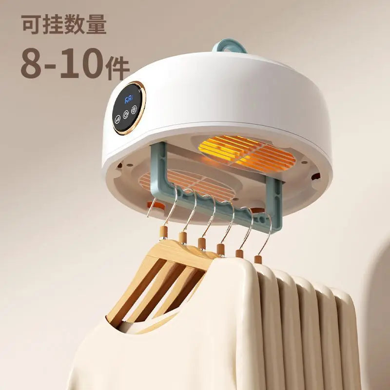 Secador de ropa portátil plegable con esterilización