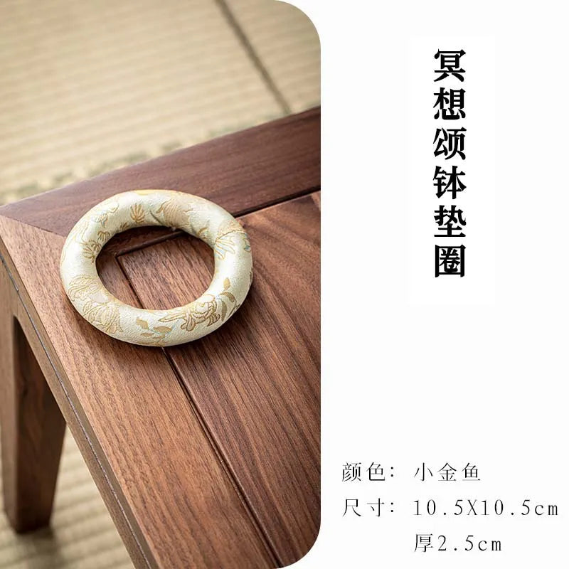 Tibetan Nepalese Singing Bowl Mat for Meditation and Yoga 