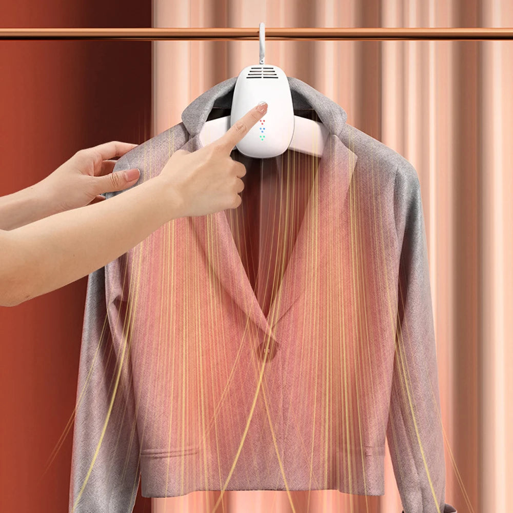 Secadora de Ropa Portátil con Esterilización UV y Control de Temperatura