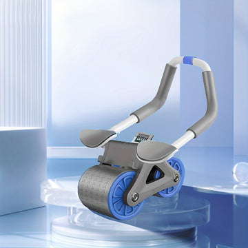 Rueda Abdominal con Esterilla y Temporizador, Soporte para Codos