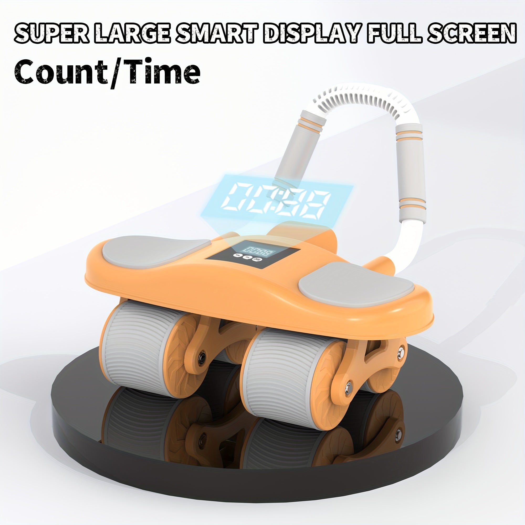 Abdominal Wheel with Elbow Support and Automatic Rebound 