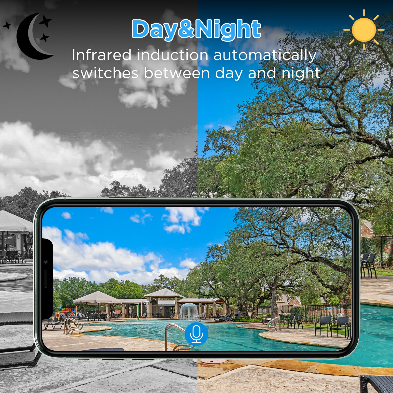 Timbre inalámbrico con cámara HD y visión nocturna