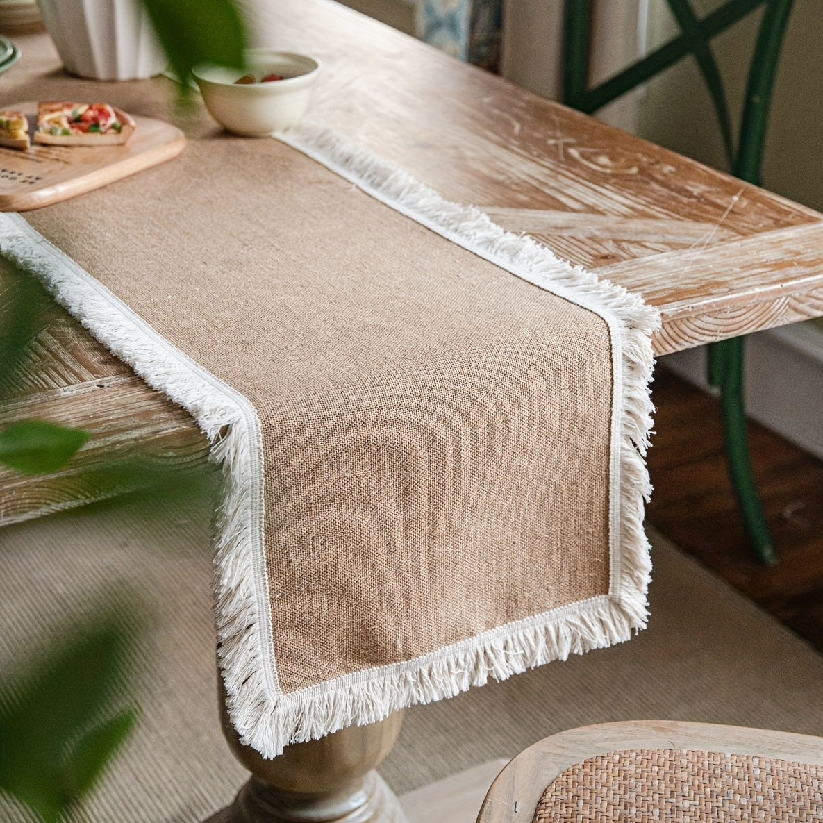 Caminos de Mesa de Yute Natural - Encanto Rústico para Decoración