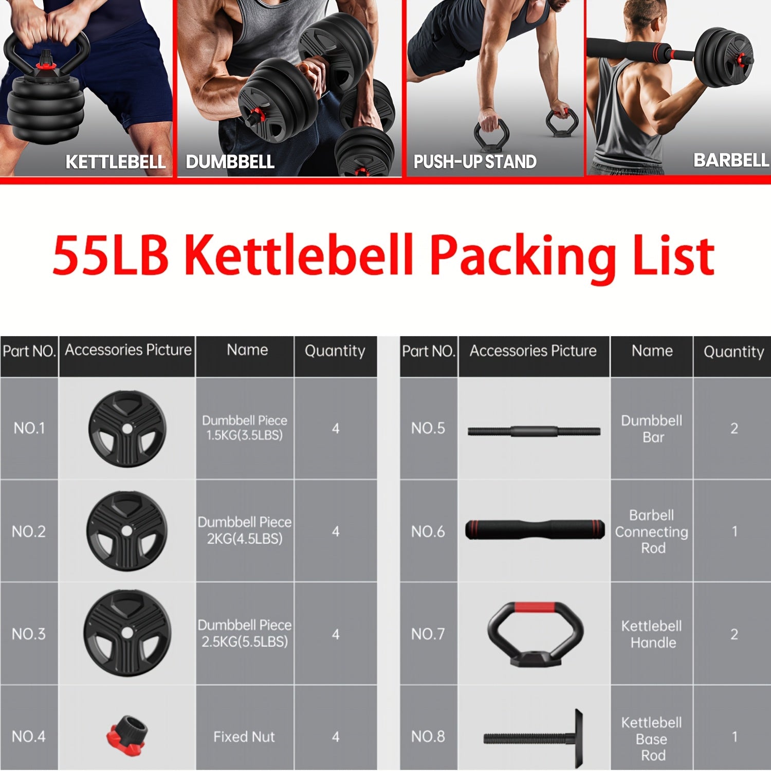 Mancuernas Ajustables 25LB con Agarre Antideslizante