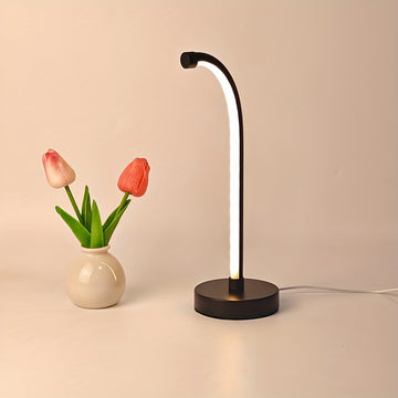 Lámpara de Escritorio Moderna de Metal con USB y Luz Regulable