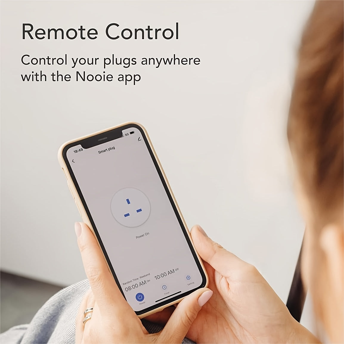 Enchufe Inteligente WiFi Nooie NSP01 - Control por Voz y Remoto